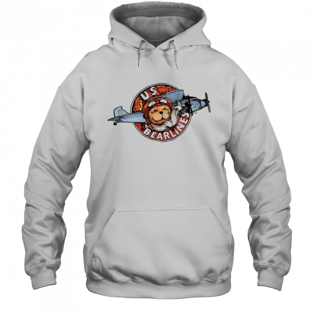 U.S. Bearlines Airplane Pilot shirt Hoodie