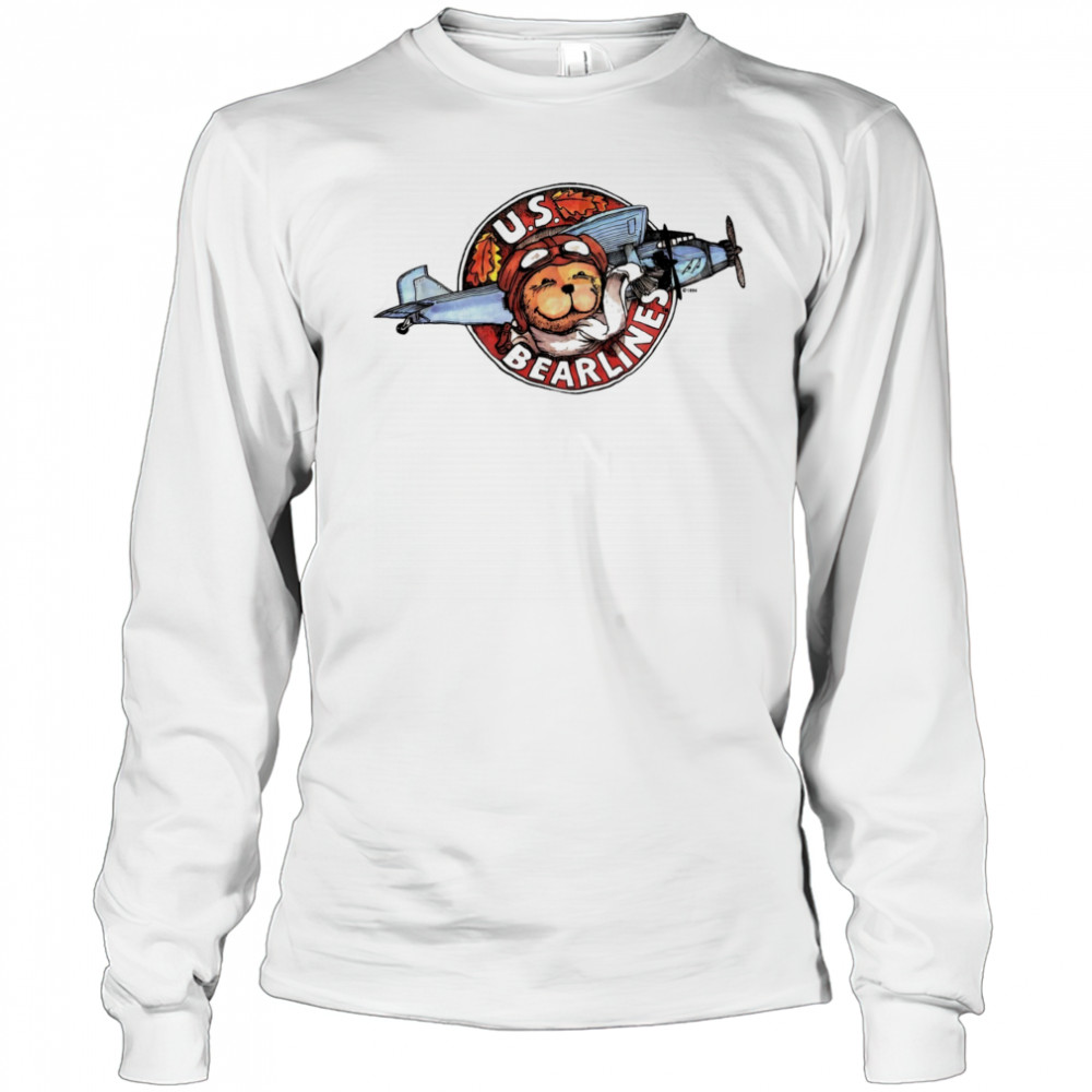 U.S. Bearlines Airplane Pilot shirt Long Sleeved