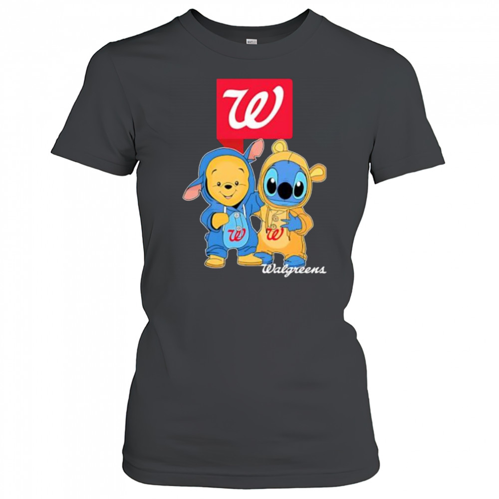 Walgreens pooh and stitch friends shirt Women's T-shirt