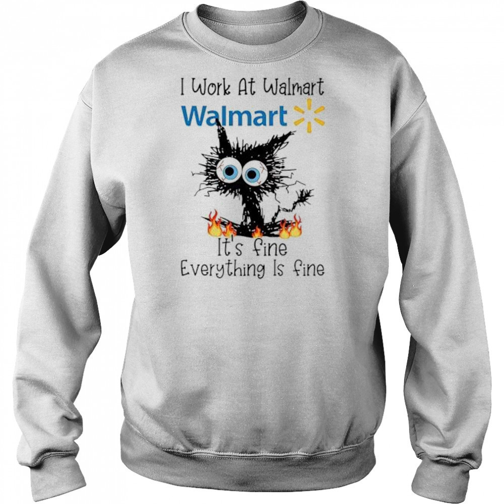 Walmart it’s fine everything is fine shirt Hoodie
