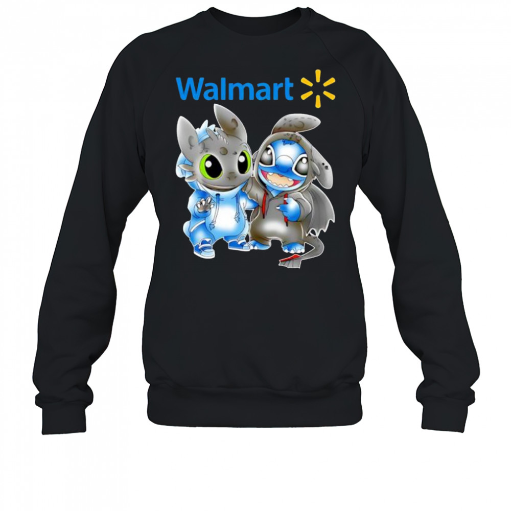 Walmart stitch and toothless shirt Sweatshirt