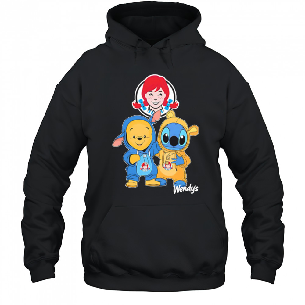 Wendy’s pooh and stitch friends shirt Hoodie