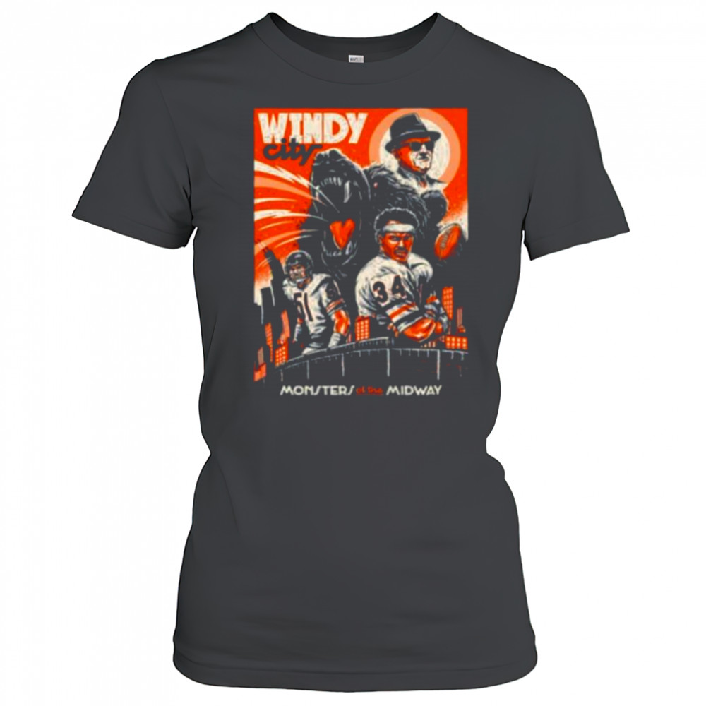 Windy City Monsters of The Miday Chicago Bears shirt Women's T-shirt