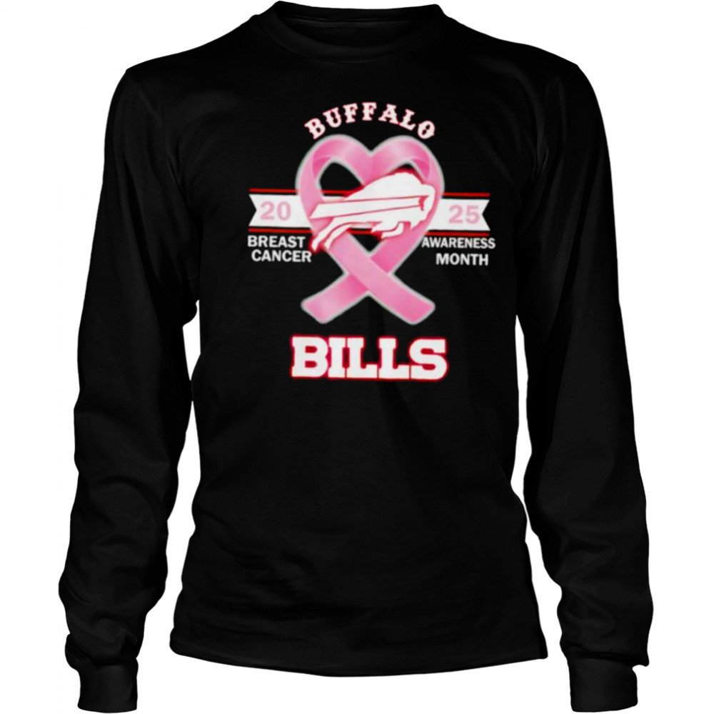 2025 Breast Cancer Awareness Month Buffalo Bills shirt Long Sleeved