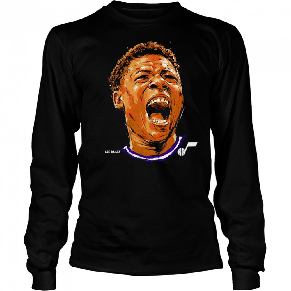 Ace Bailey Utah Jazz portrait shirt Long Sleeved