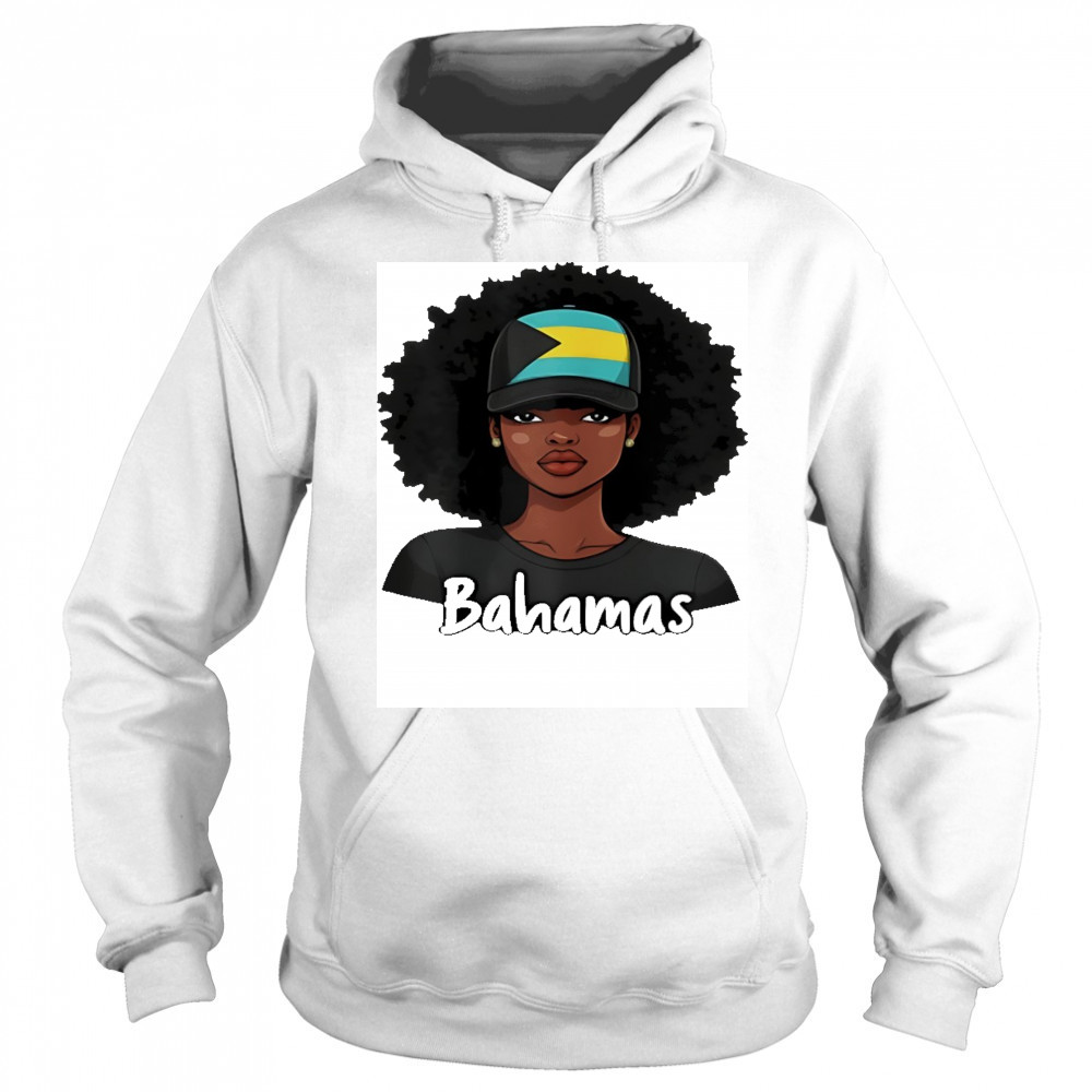 Bahamian girl Bahamas flag shirt Sweatshirt