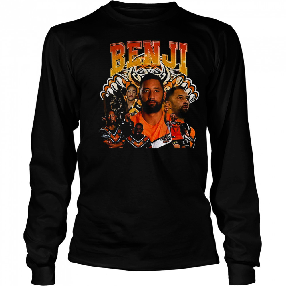 Benji Marshall Wests Tigers NRL graphic shirt Long Sleeved