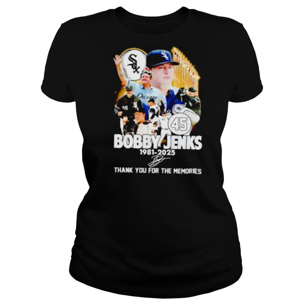 Bobby Jenks 1981 2025 thank you for the memories shirt Women's T-shirt