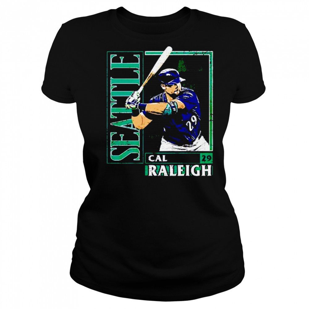 Cal Raleigh Seattle Mariners card style shirt Women's T-shirt