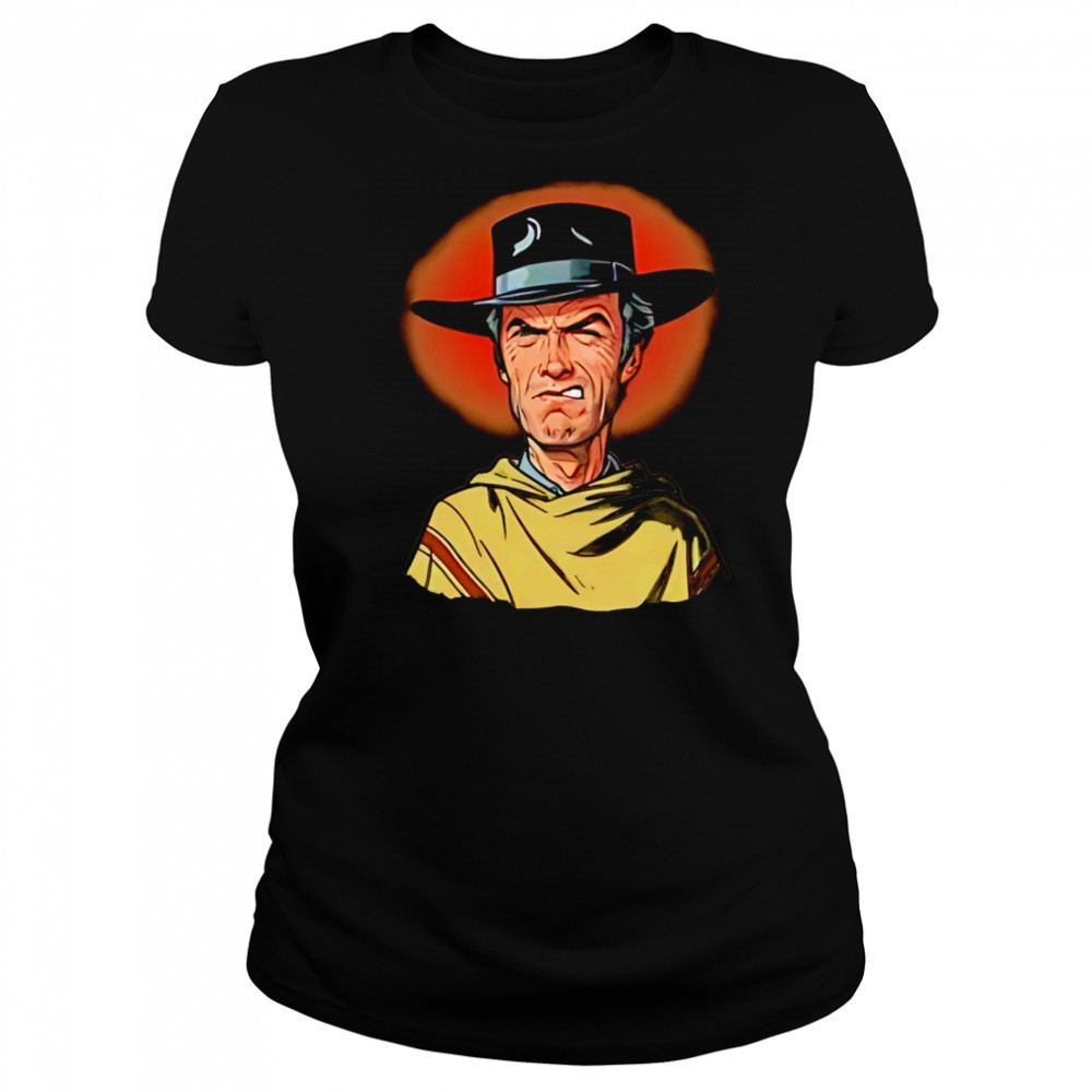 Clint Eastwood’s spaghetti western caricature shirt Women's T-shirt
