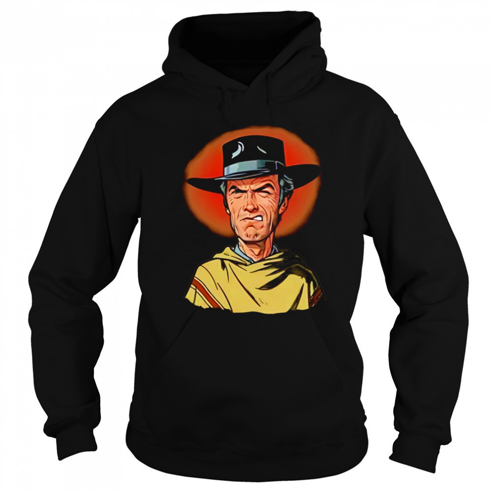 Clint Eastwood’s spaghetti western caricature shirt Sweatshirt