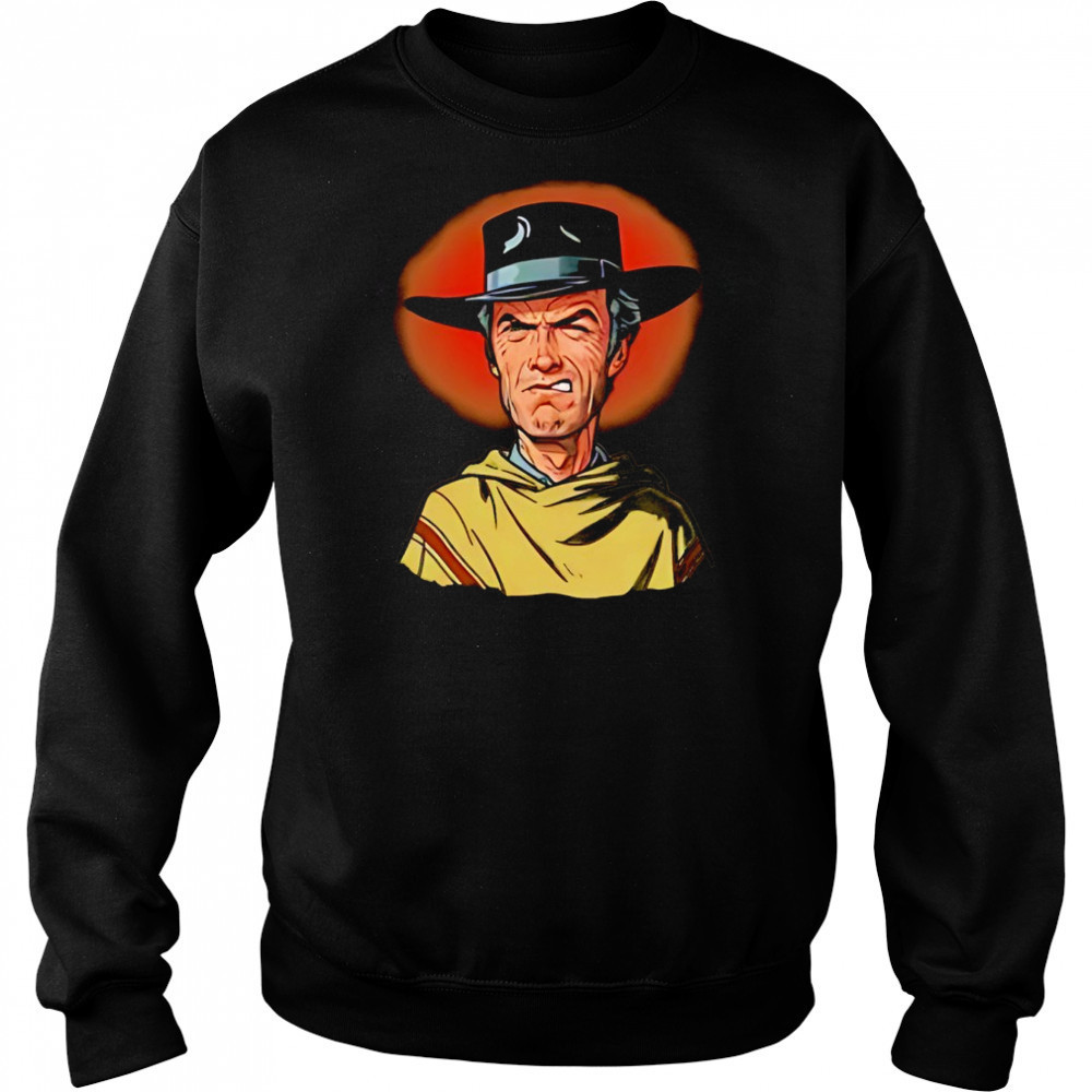 Clint Eastwood’s spaghetti western caricature shirt Hoodie