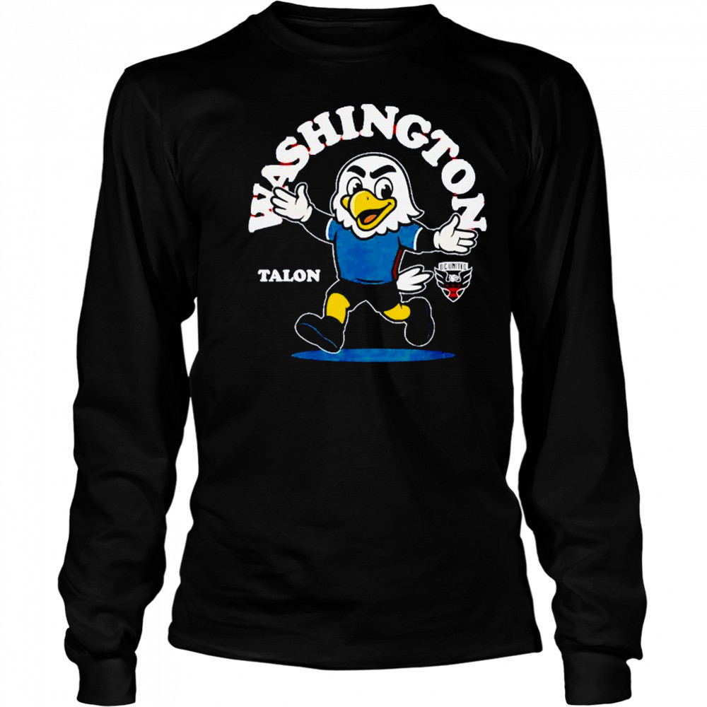 D.C. United Washington Talon mascot shirt Long Sleeved