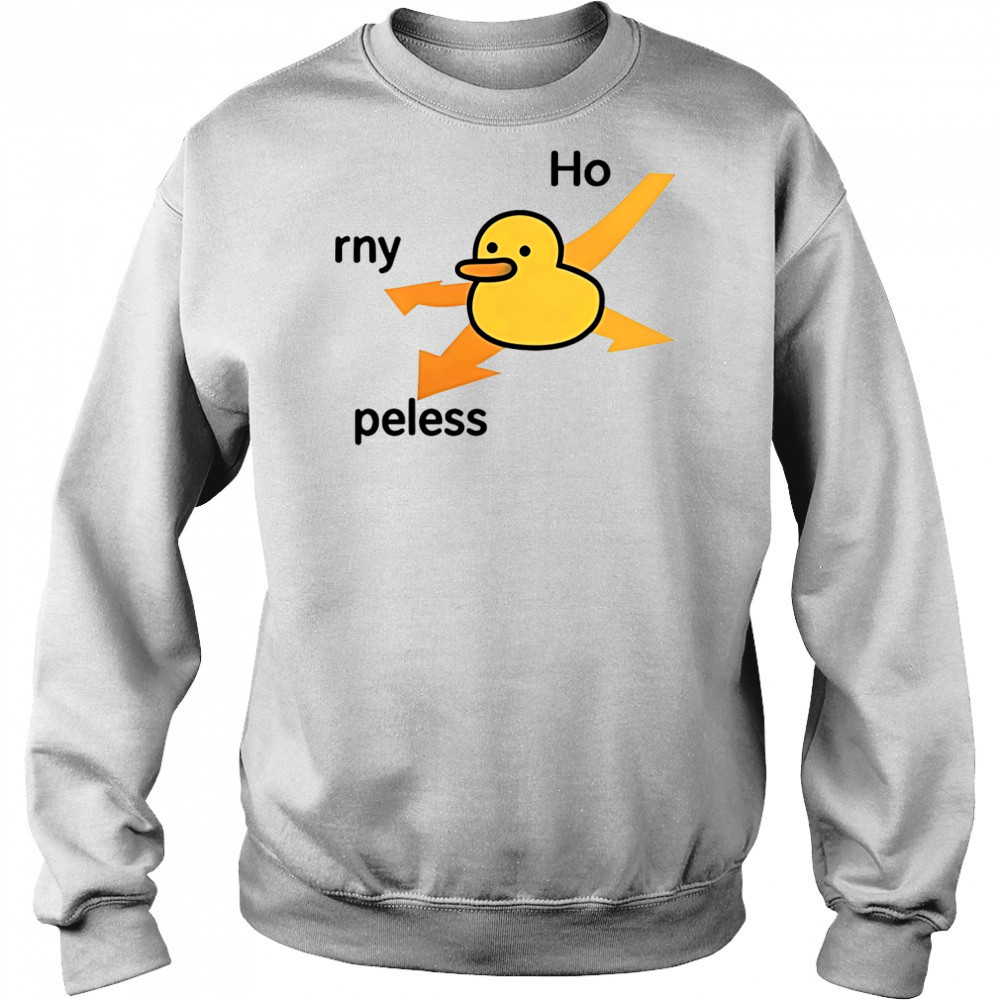 Duck in distress rny peless shirt Hoodie