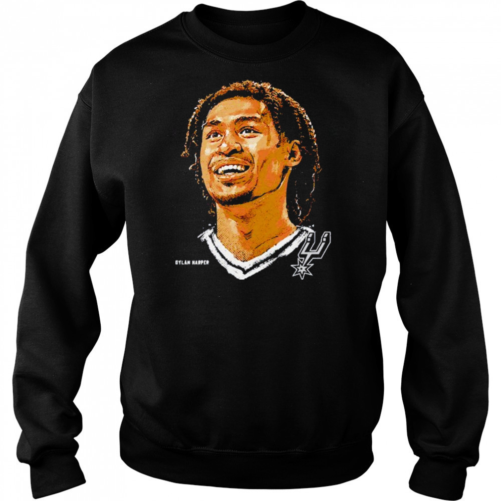 Dylan Harper San Antonio Spurs portrait shirt Hoodie