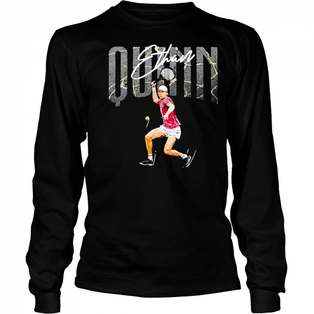 Ethan Quinn player name tennis shirt Long Sleeved