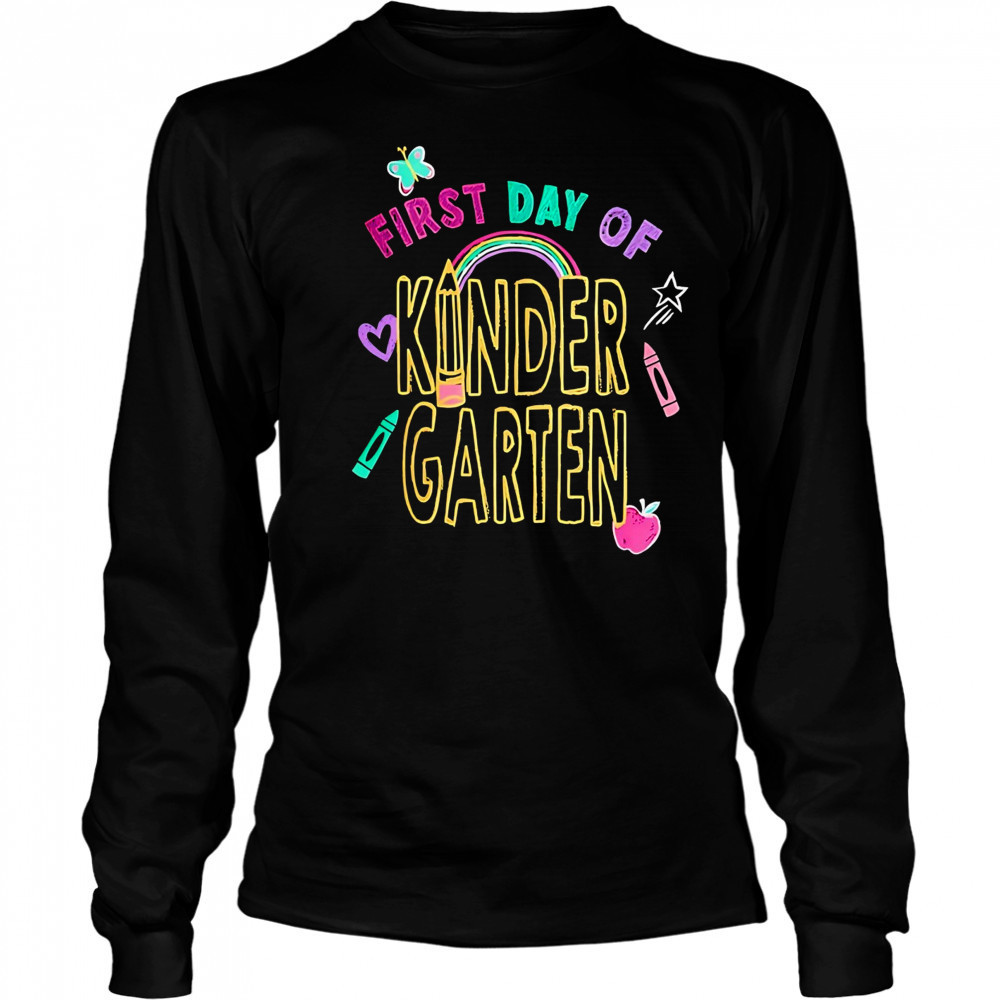First day of kindergarten shirt Long Sleeved