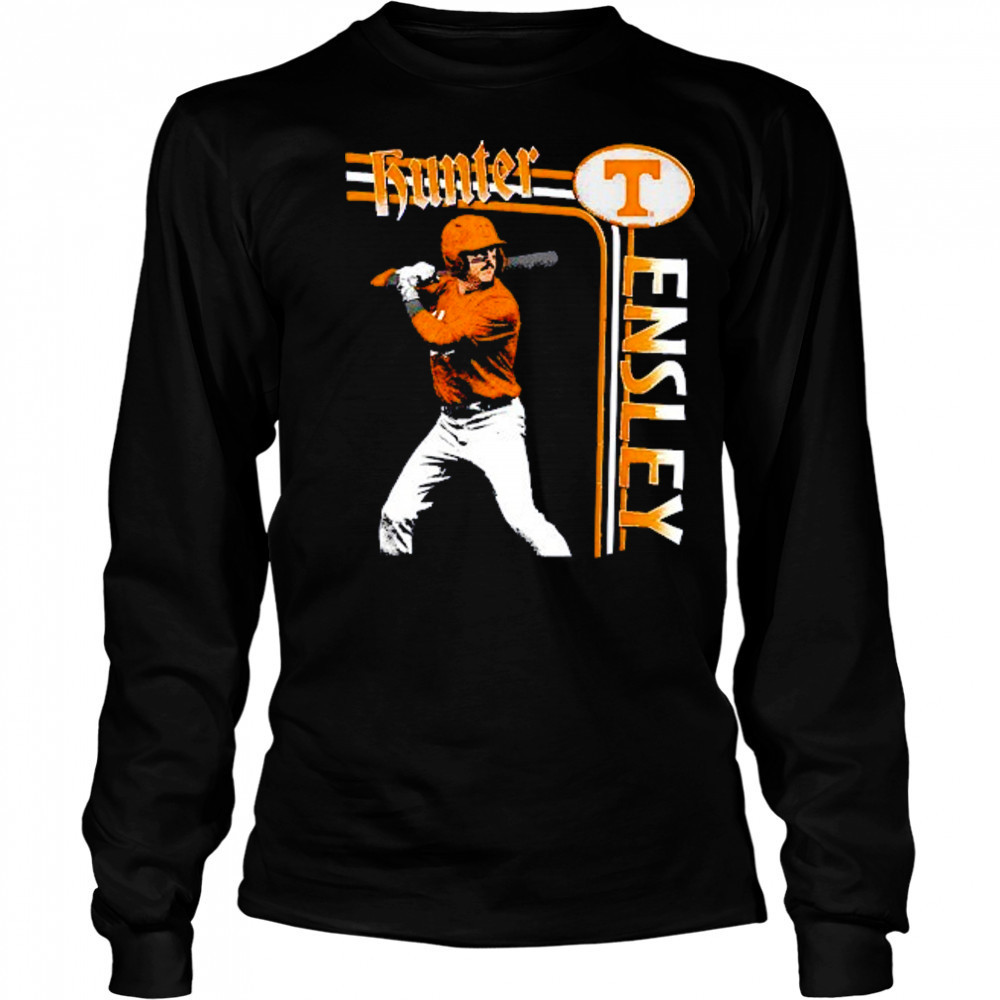 Hunter Ensley Tennessee Volunteers player stripes shirt Long Sleeved