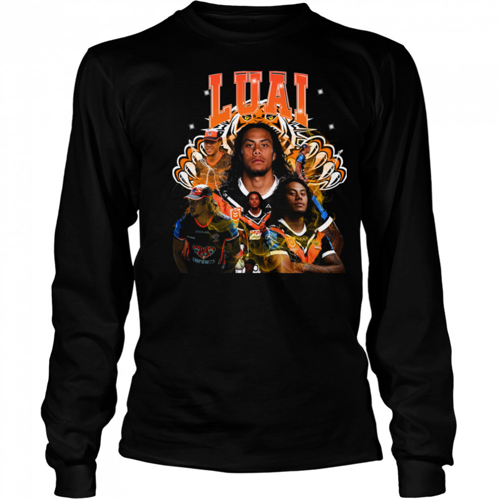 Jarome Luai Wests Tigers NRL graphic shirt Long Sleeved