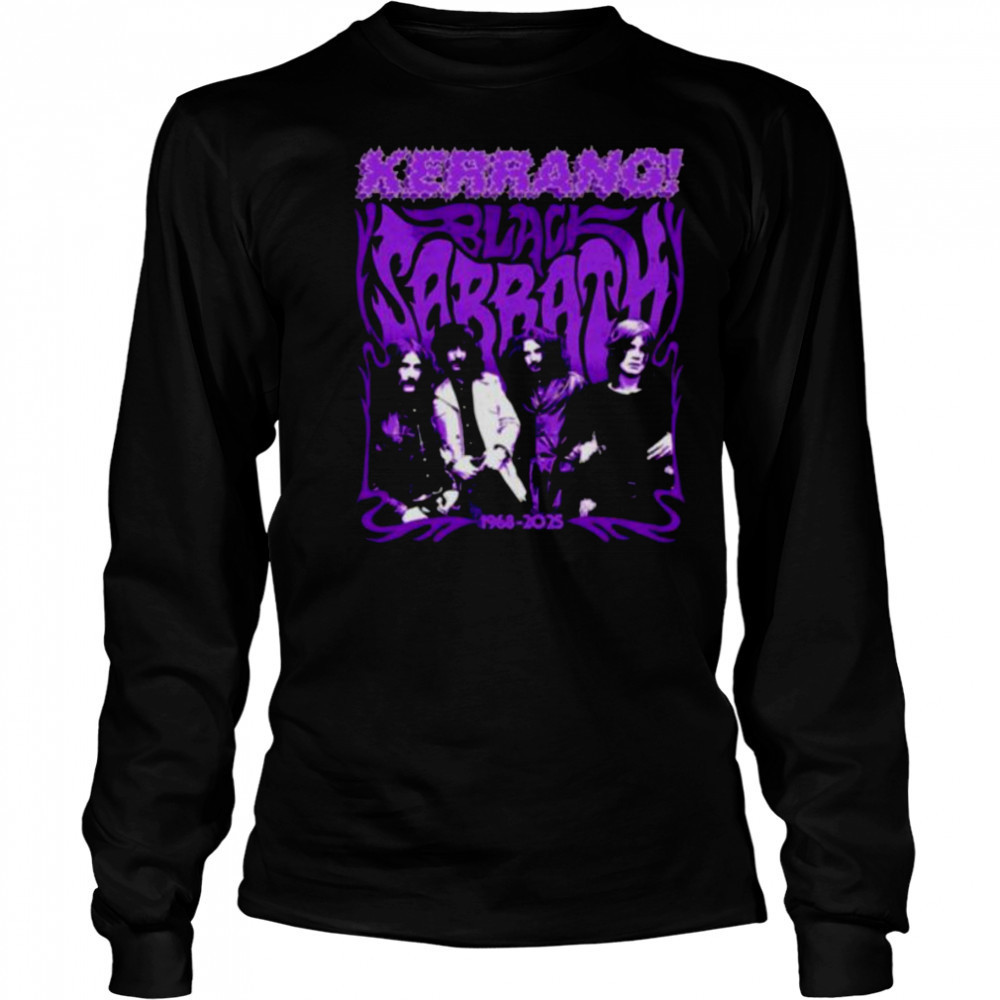 Kerrang Sabbath 1968 2025 shirt Long Sleeved