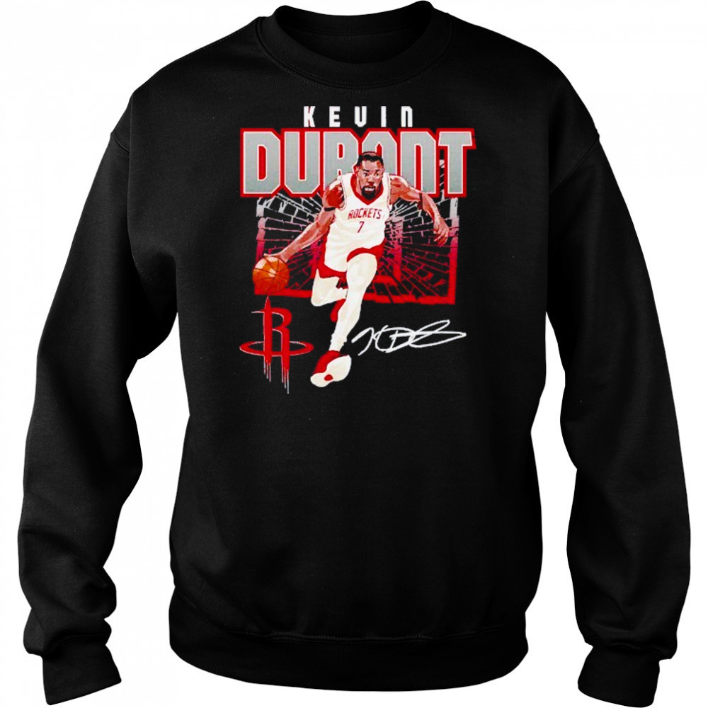 Kevin Durant Houston Rockets shattered signature shirt Hoodie