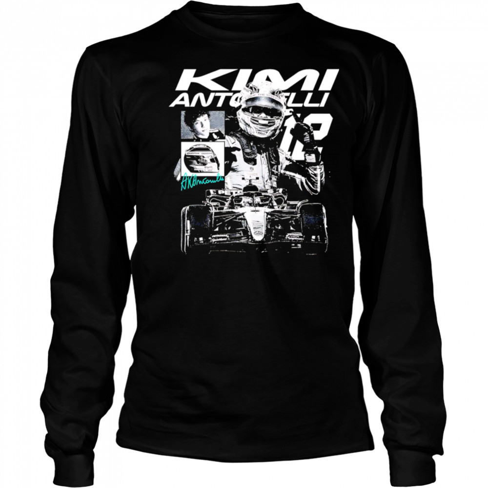 Kimi Antonelli signature graphic shirt Long Sleeved