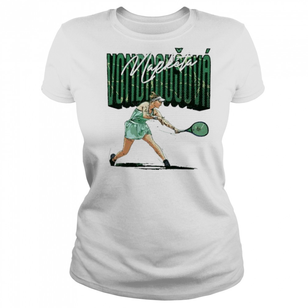 Marketa Vondrousova player name tennis player shirt Women's T-shirt
