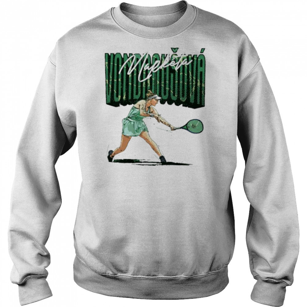 Marketa Vondrousova player name tennis player shirt Hoodie
