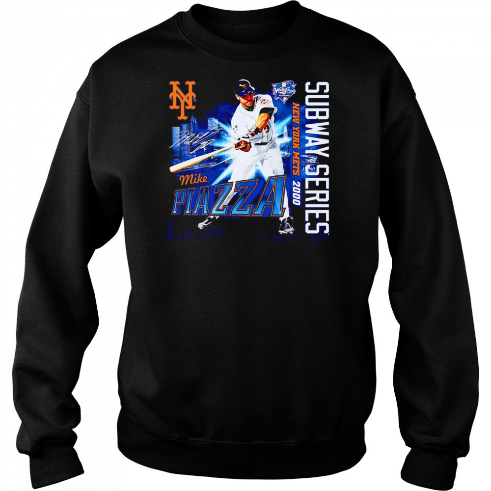 Mike Piazza New York Mets 2000 Subway Series 25th Anniversary retro shirt Hoodie