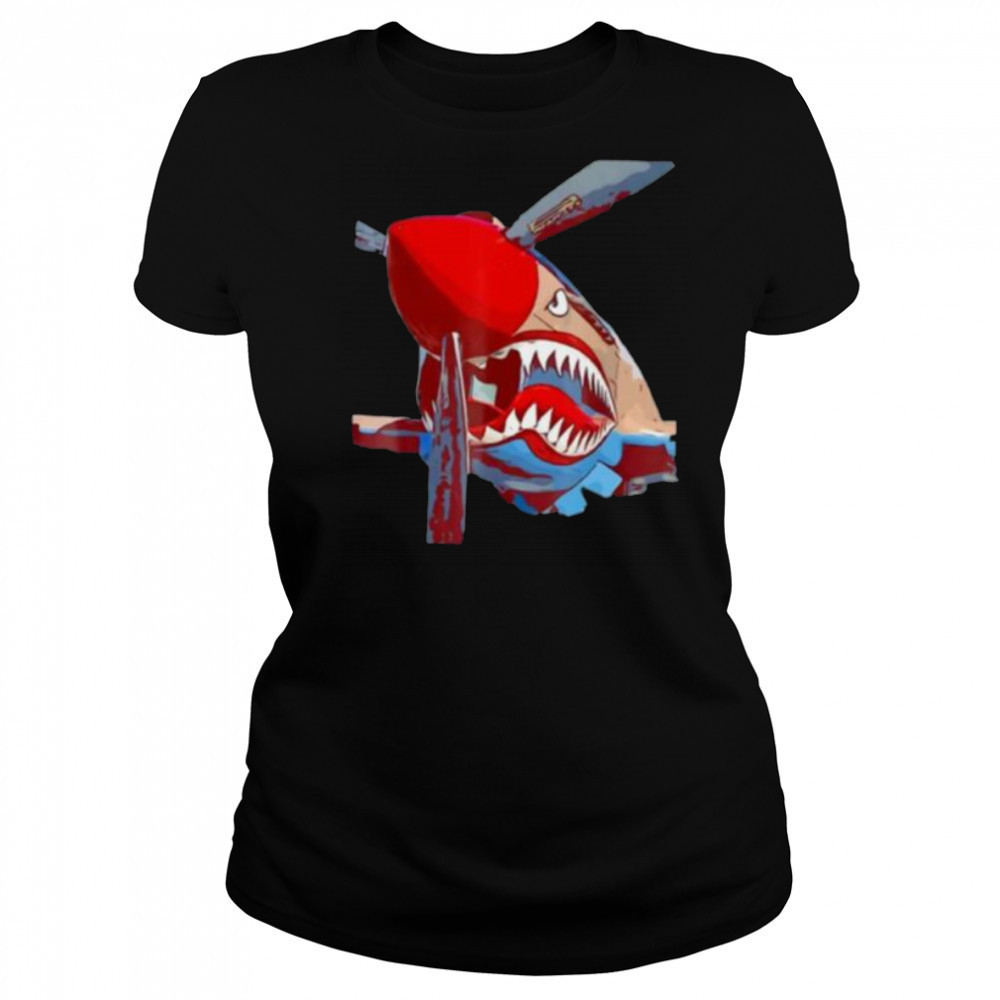 P 40 Warhawk Fighter Aircraft shirt Women's T-shirt