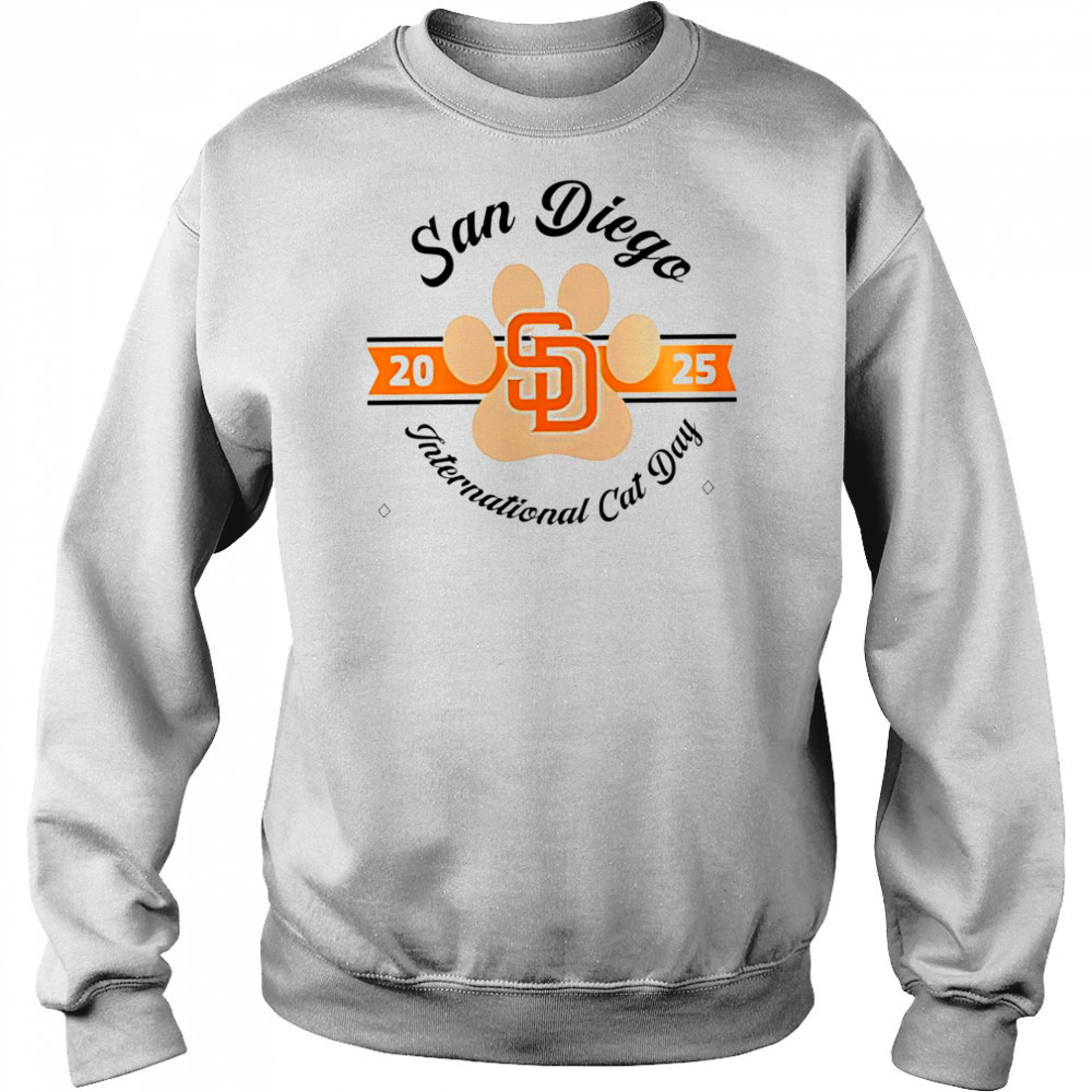 San Diego Padres International Cat Day 2025 Baseball shirt Hoodie