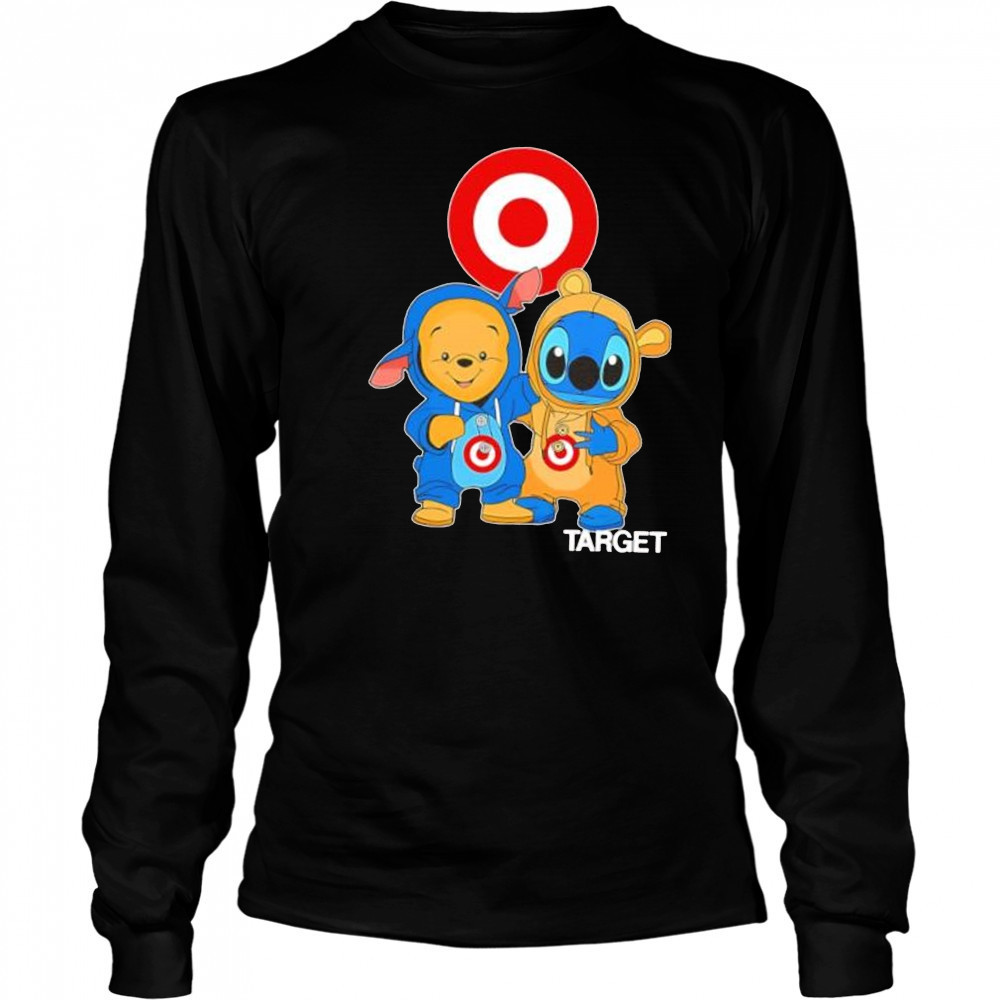 Target pooh and stitch friends shirt Long Sleeved