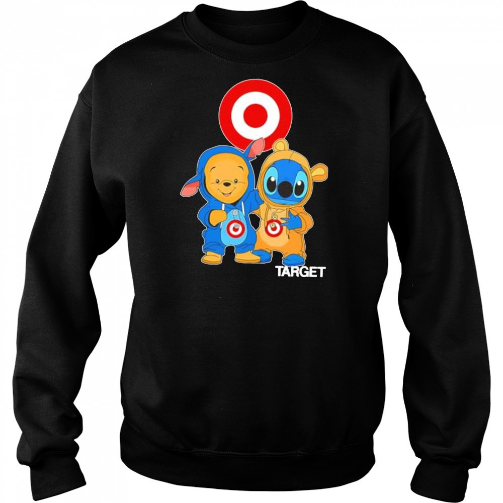 Target pooh and stitch friends shirt Hoodie