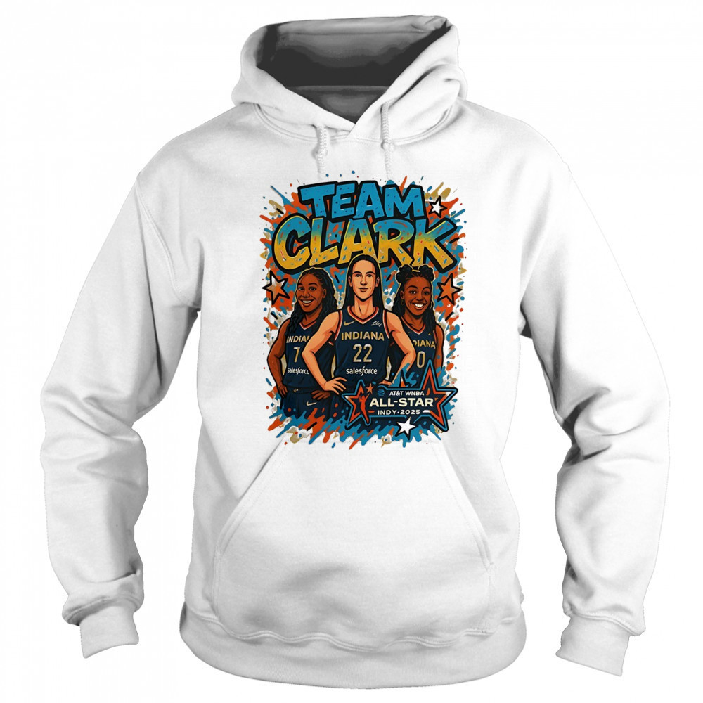 Team Clark WNBA All Star INDY 2025 art shirt Sweatshirt