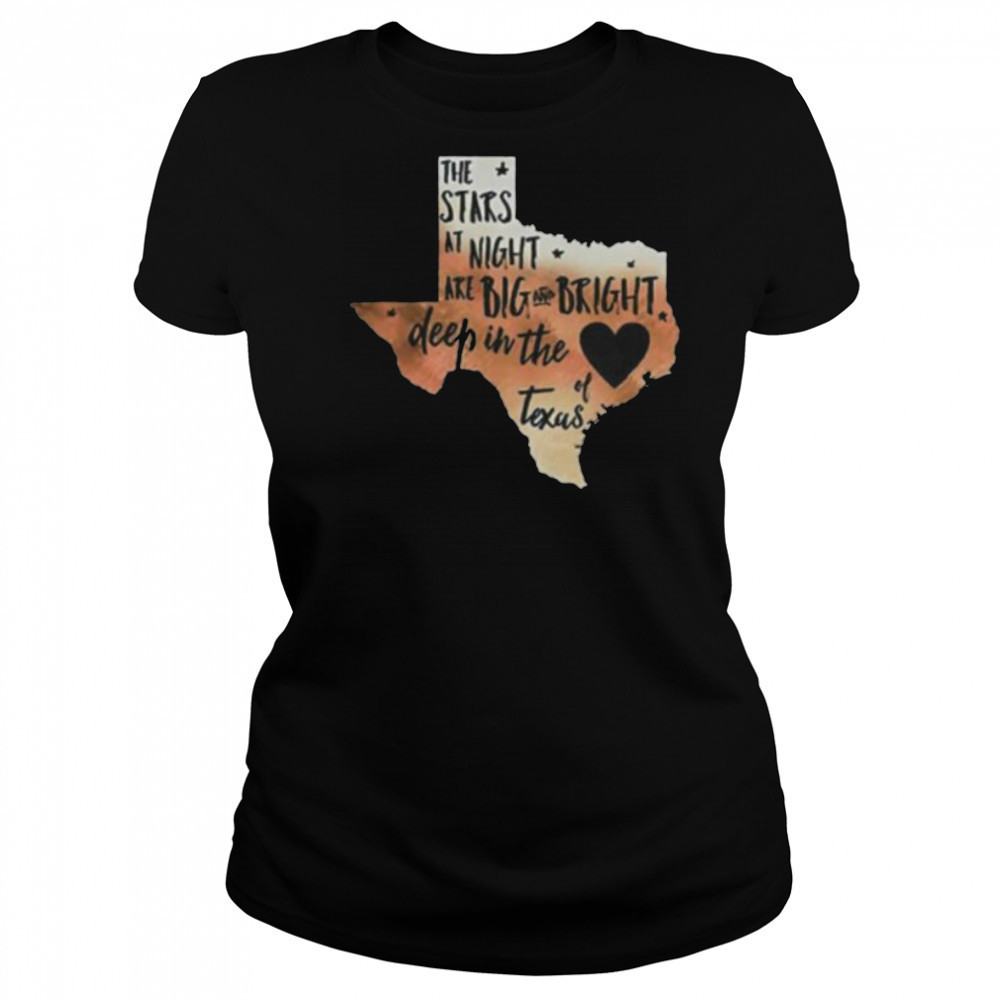 The stars at night are big and bright deep in the heart of Texas shirt Women's T-shirt