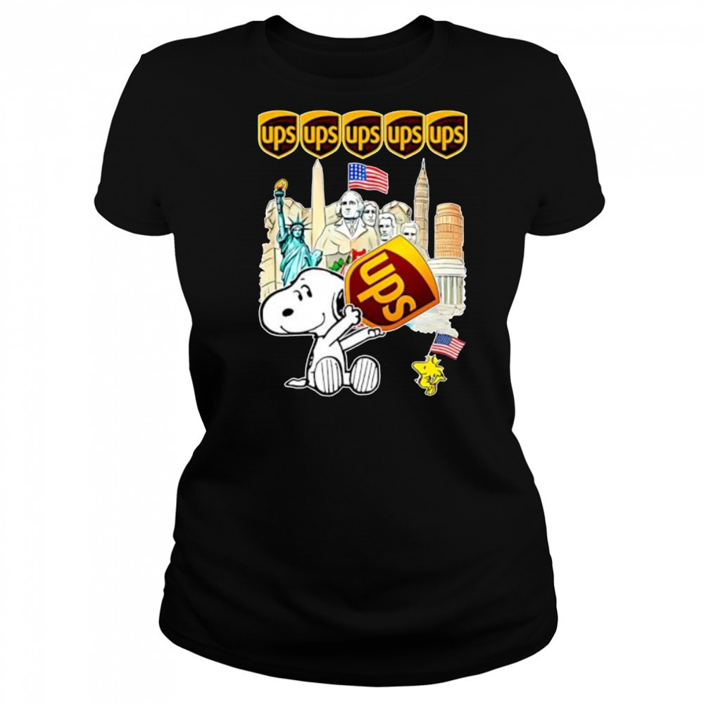 Ups with Snoopy freedom shirt Women's T-shirt