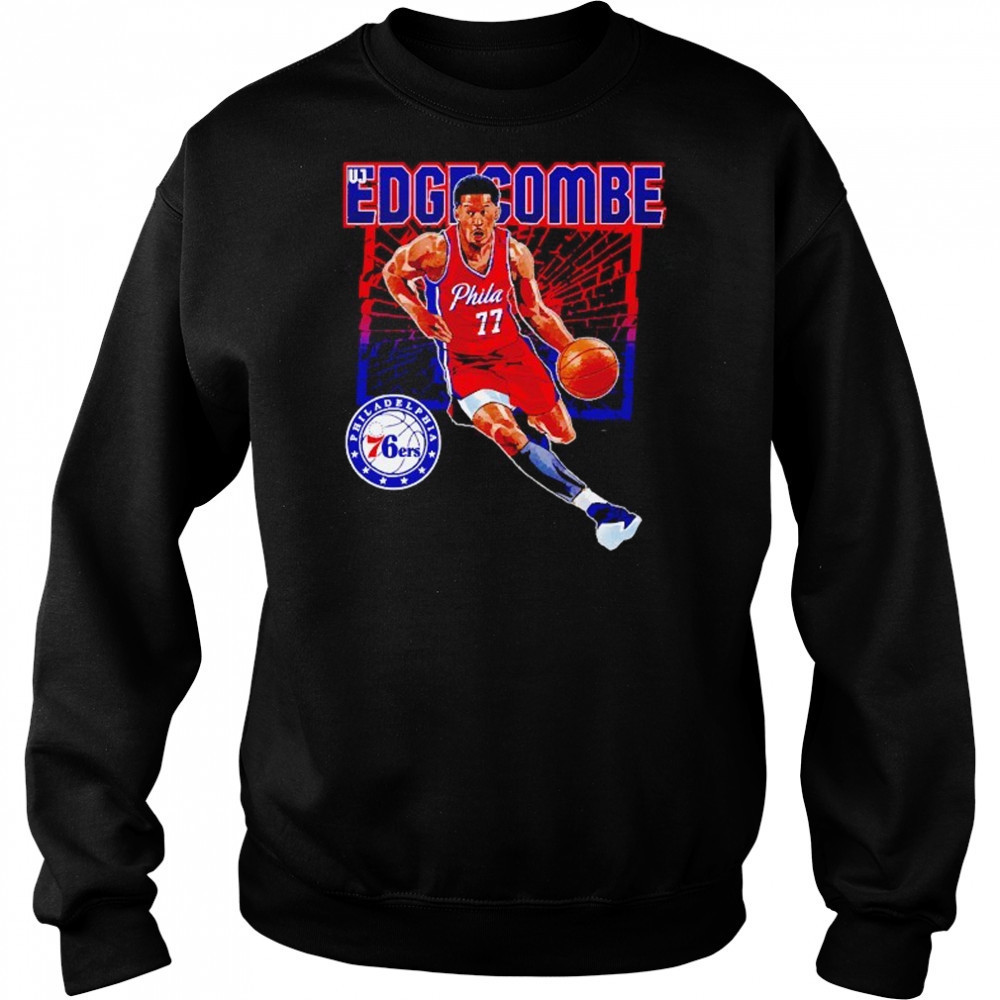 VJ Edgecombe Philadelphia 76ers shattered shirt Hoodie