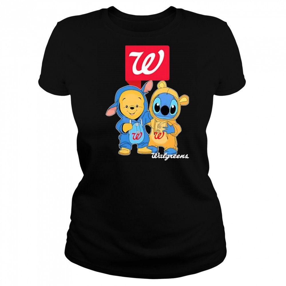 Walgreens pooh and stitch friends shirt Women's T-shirt