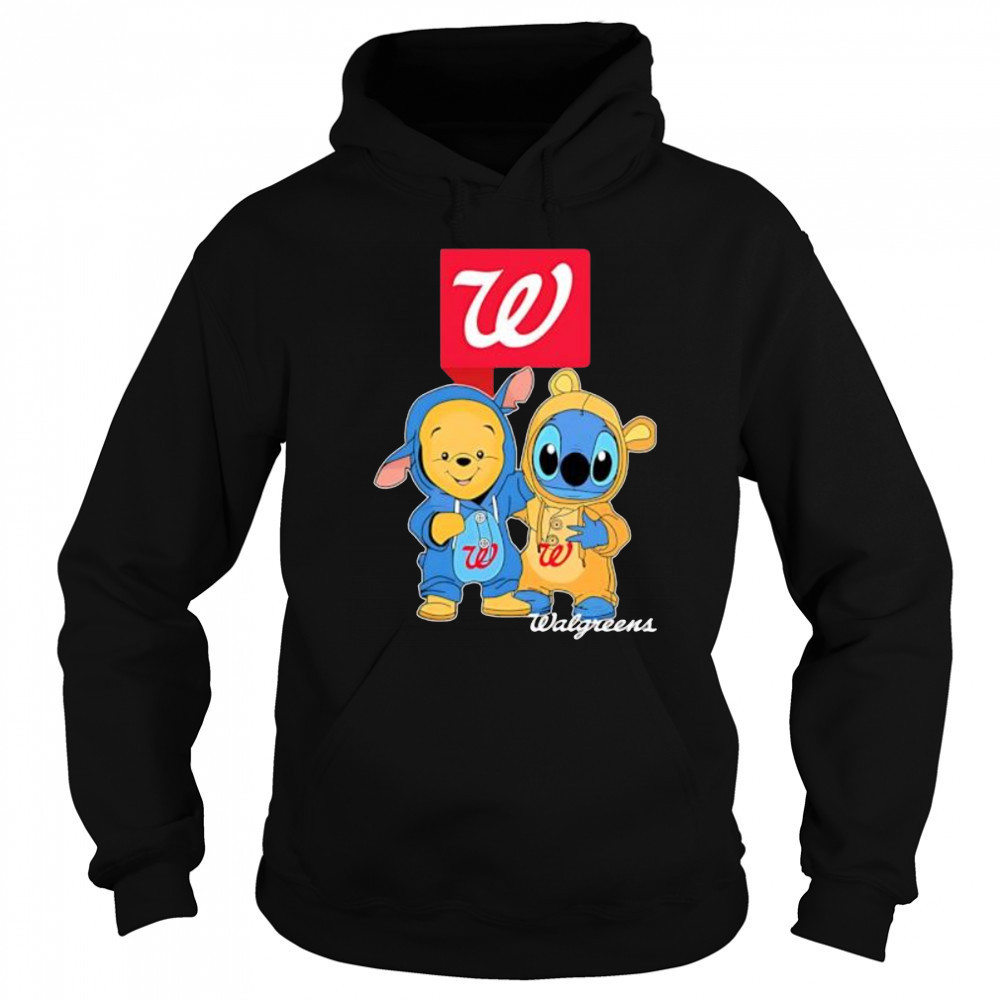 Walgreens pooh and stitch friends shirt Sweatshirt