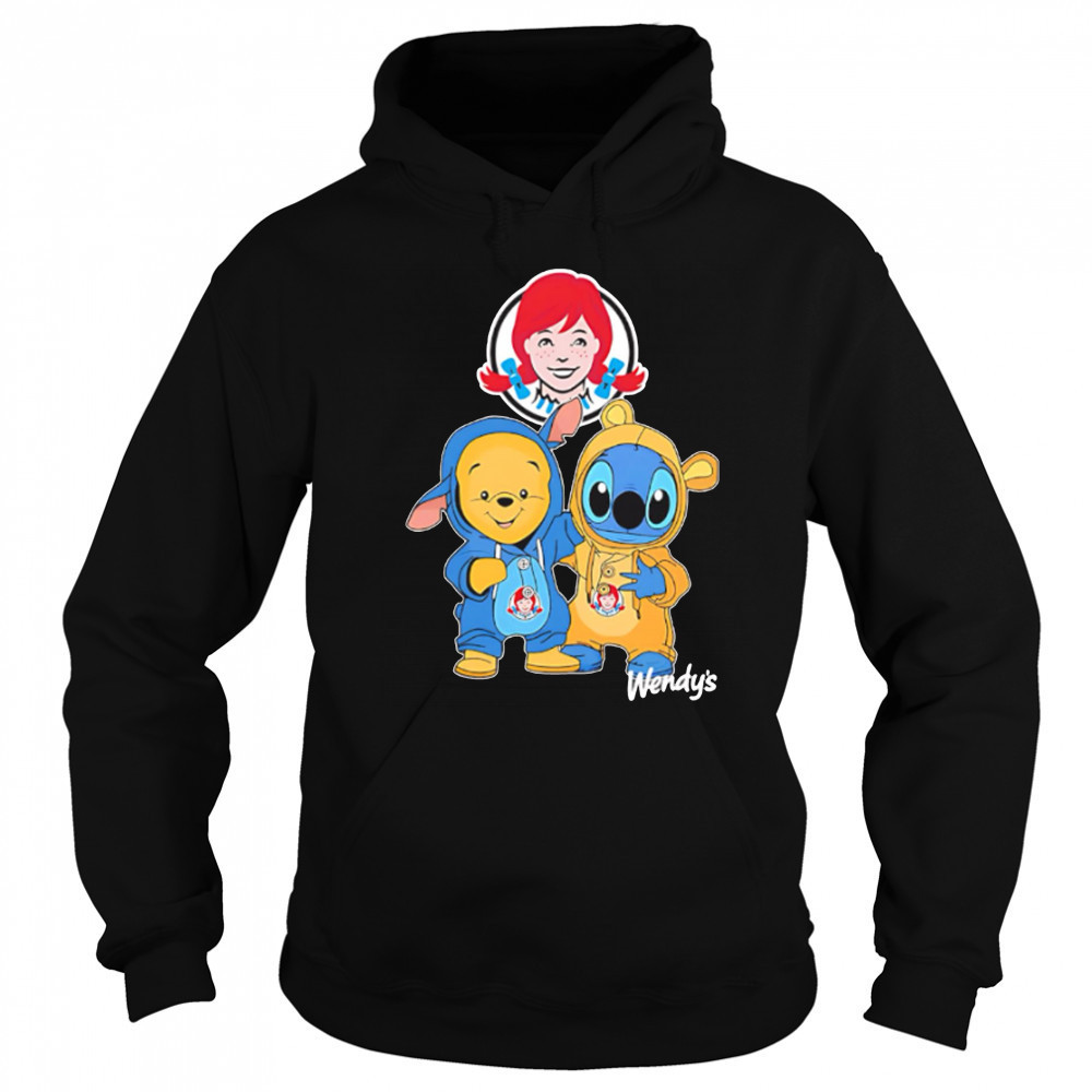 Wendy’s pooh and stitch friends shirt Sweatshirt