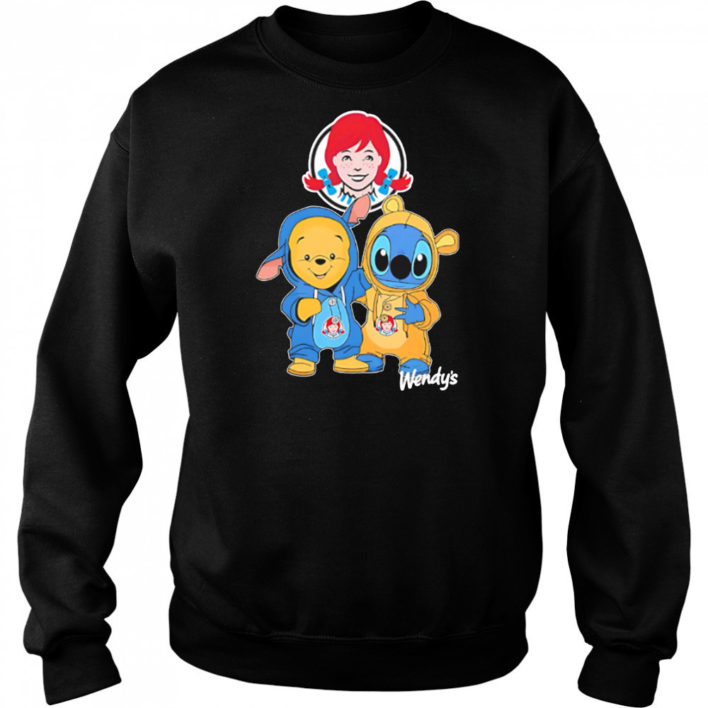 Wendy’s pooh and stitch friends shirt Hoodie