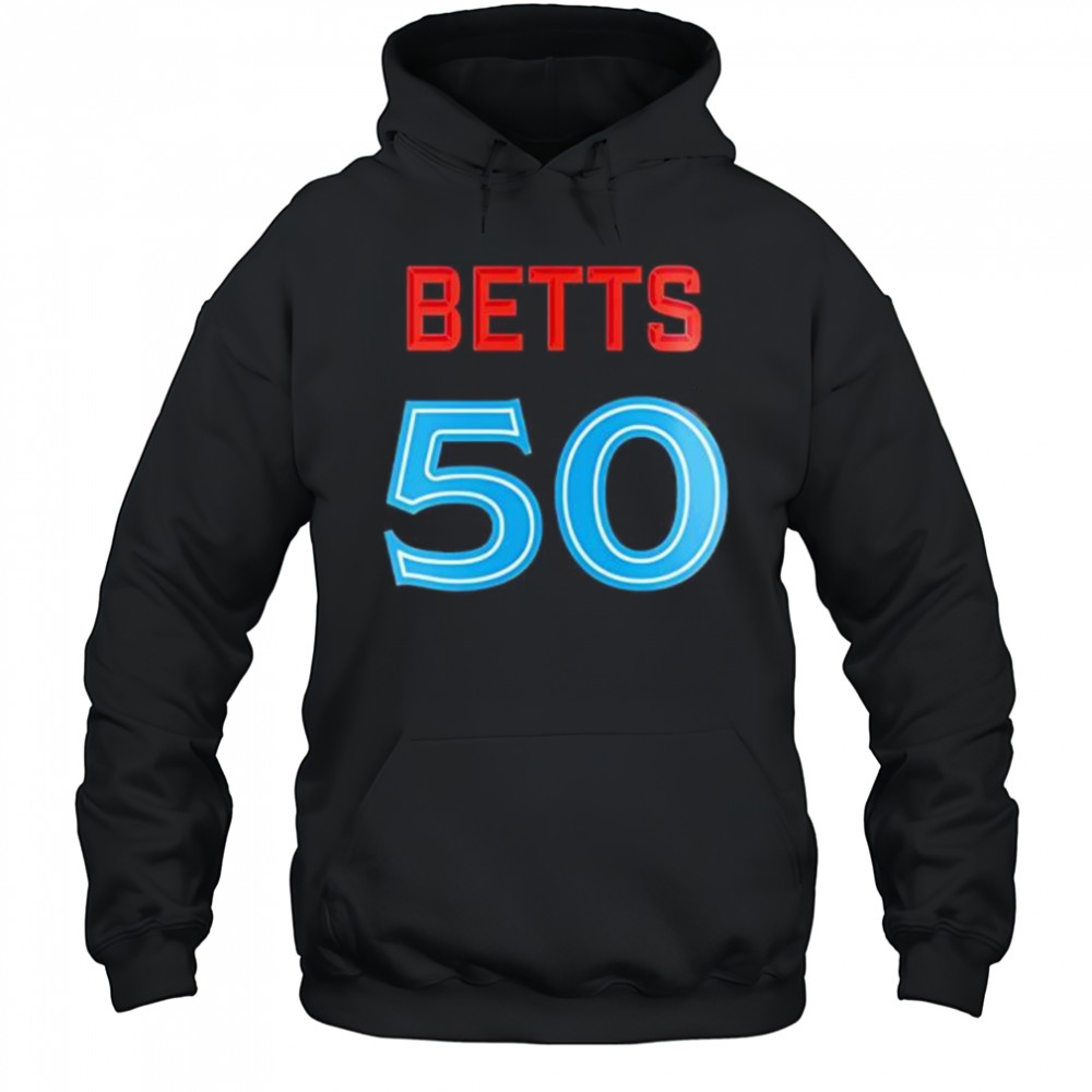 Betts 50 Los Angeles Dodgers 2025 shirt Hoodie