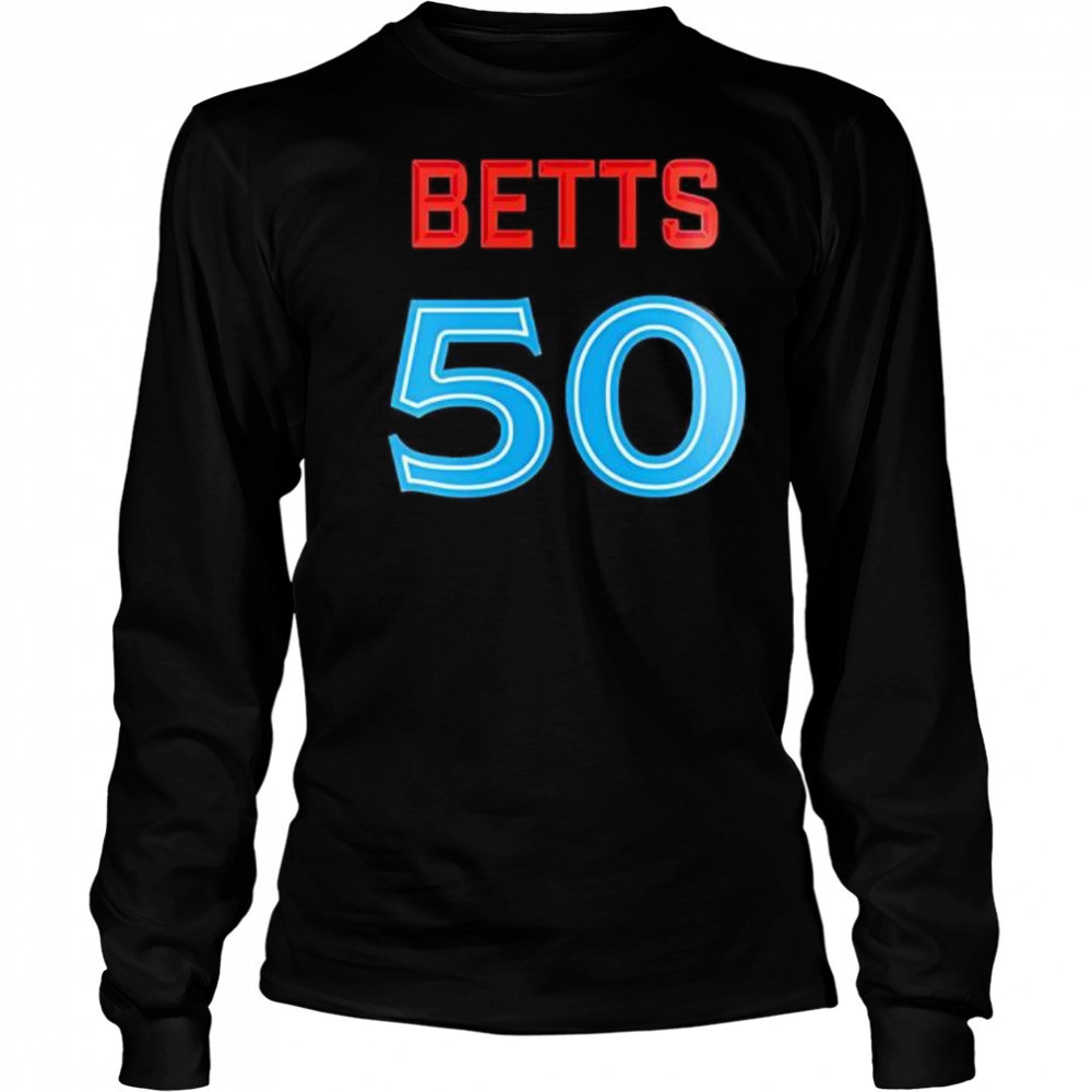Betts 50 Los Angeles Dodgers 2025 shirt Long Sleeved