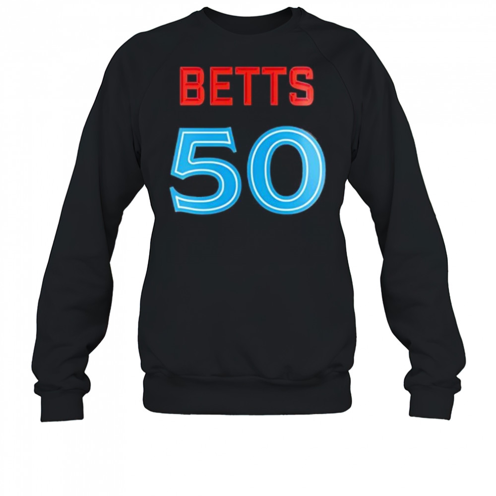 Betts 50 Los Angeles Dodgers 2025 shirt Sweatshirt