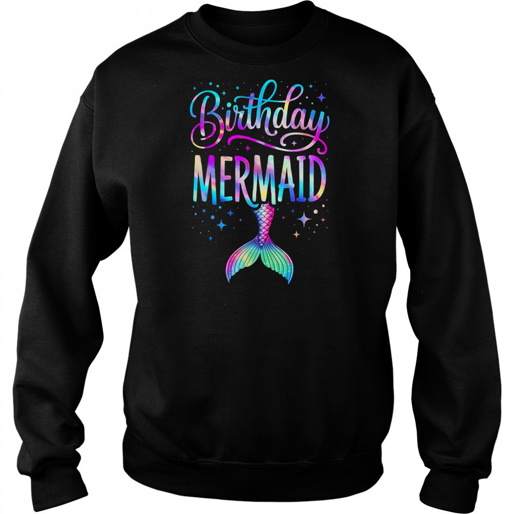 Birthday Mermaid Party Girl Mermaid Birthday Kids Party shirt Hoodie