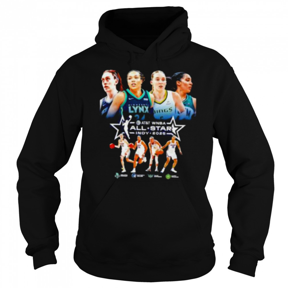 Breanna Stewart Napheesa Collier Paige Bueckers and Gabby Williams Indy 2025 WNBA All Stars shirt Sweatshirt