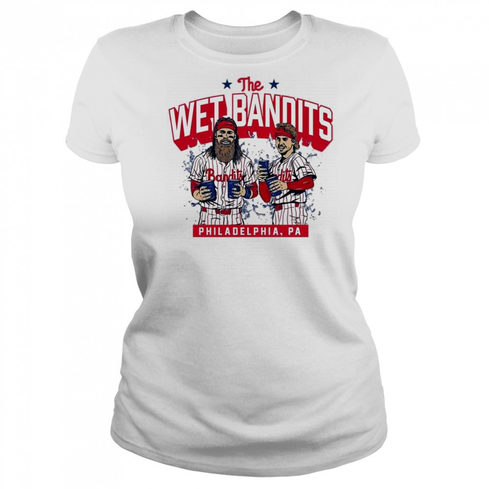 Bryson Stott Brandon Marsh The Wet Bandits Philadelphia PA 2025 Shirt Women's T-shirt