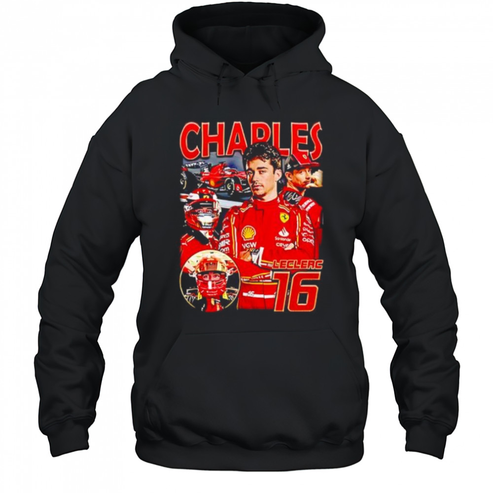Charles Leclerc 16 F1 graphic shirt Hoodie