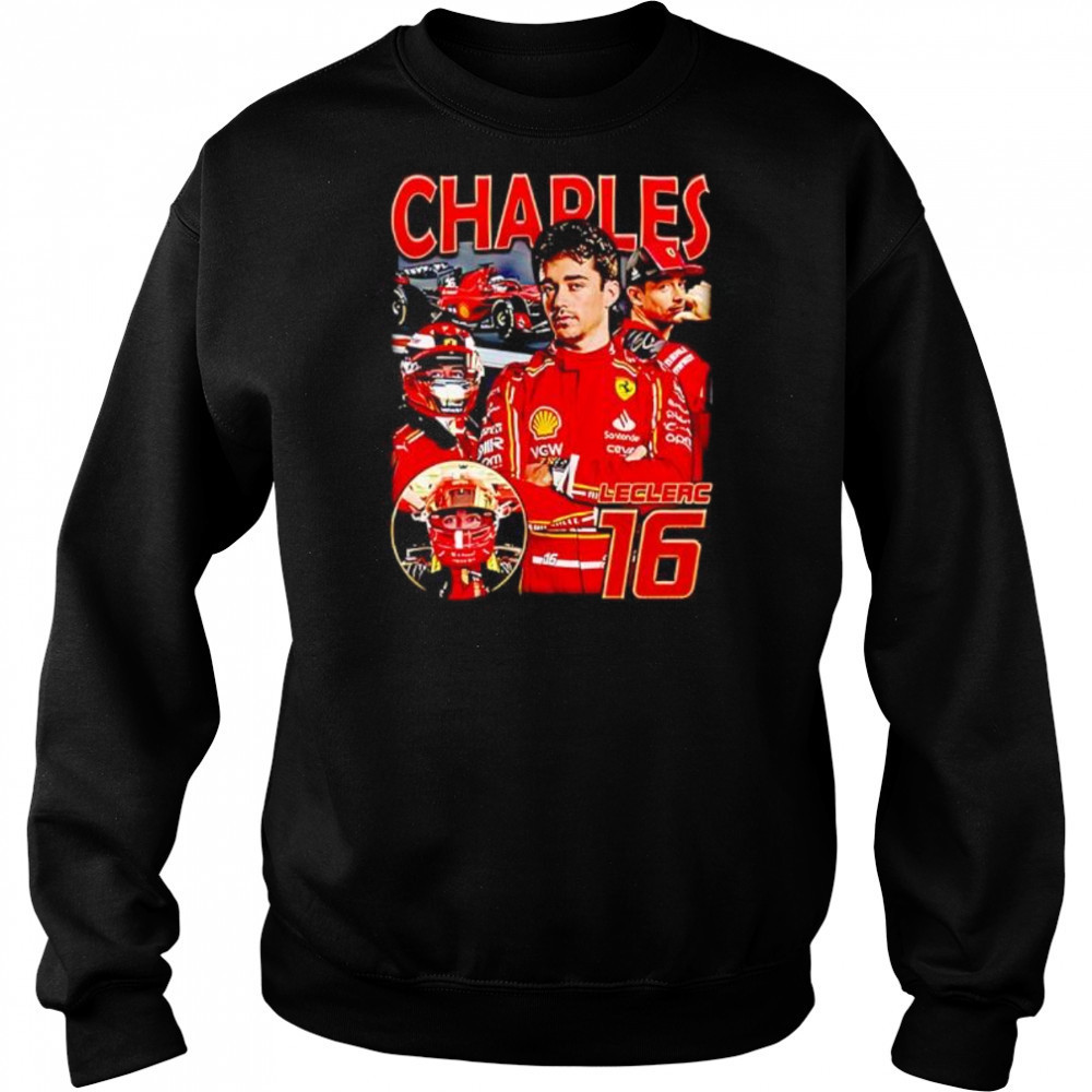 Charles Leclerc 16 F1 graphic shirt Hoodie