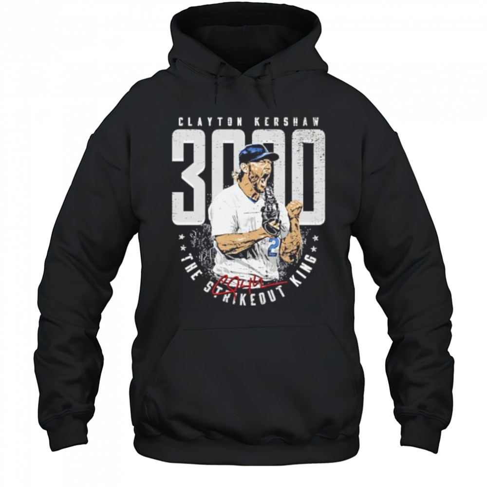 Clayton Kershaw Los Angeles D 3000K Strikeout King shirt Hoodie